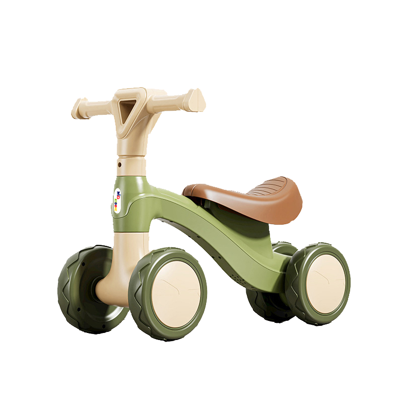 MG Kiddie MG 4 Wheels Baby Balance Bike For Kids Kid Balance Bike MGT901 GREEN