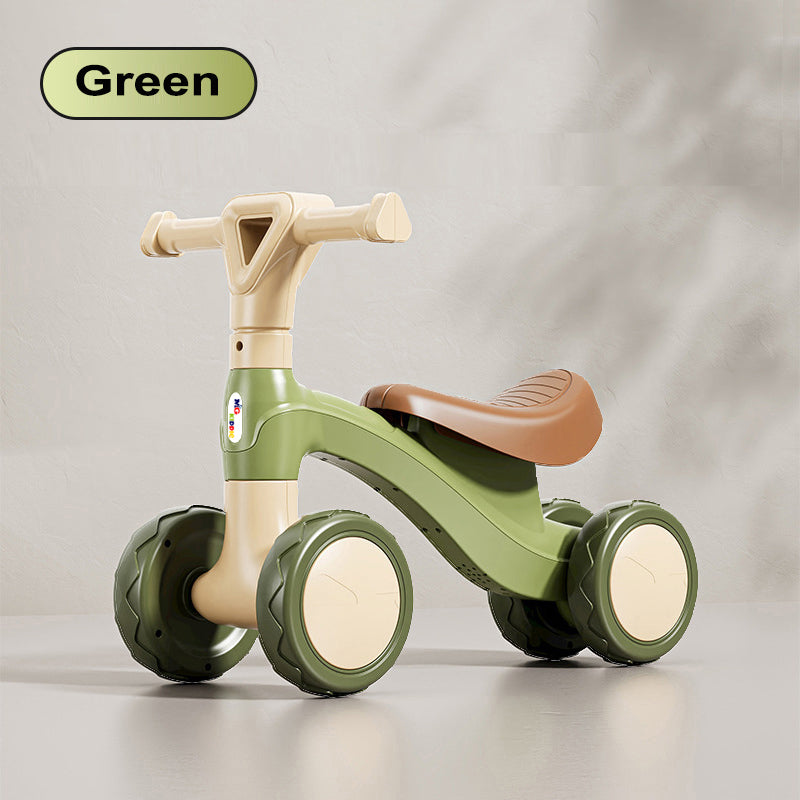 MG Kiddie MG 4 Wheels Baby Balance Bike For Kids Kid Balance Bike MGT901 GREEN
