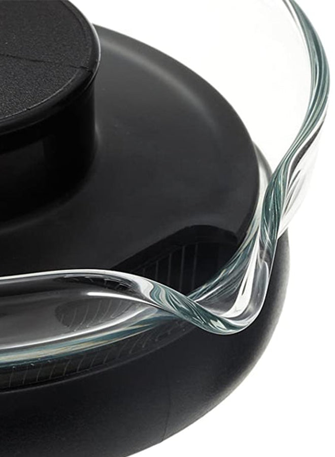 BOROSIL Carafe Flame Proof Glass Kettle With Stainer, 1L - IH11KF09210EX